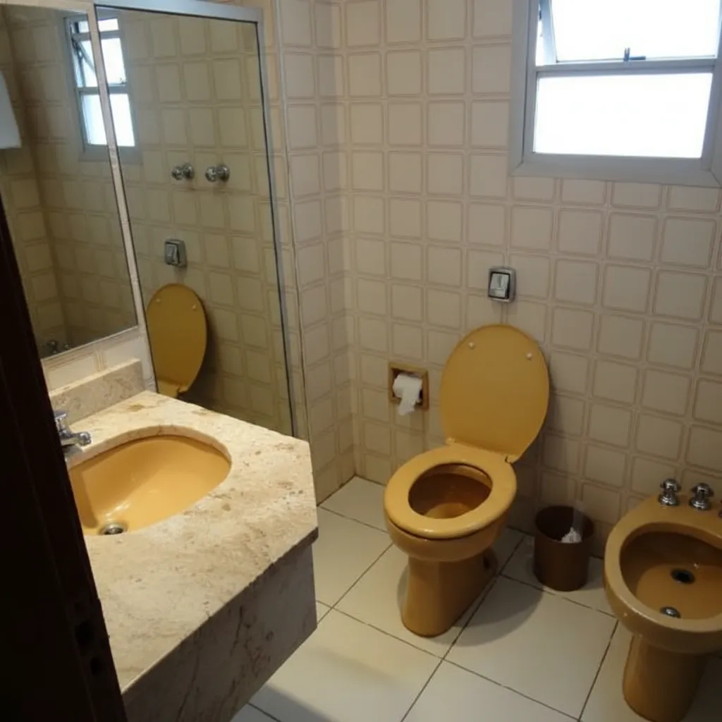 Baño antiguo en Majadahonda antes de la reforma