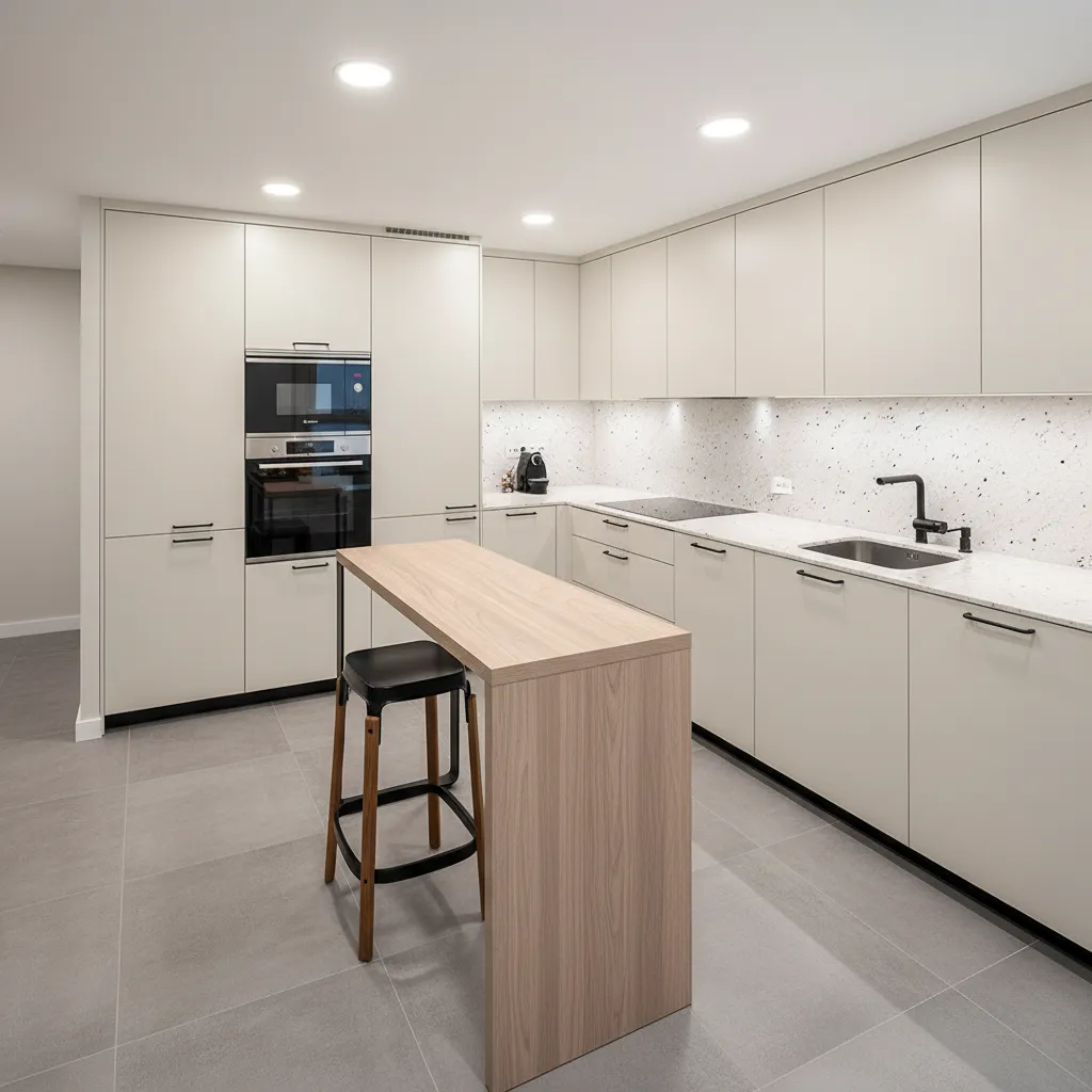Cocina reformada por Reformas Habitus