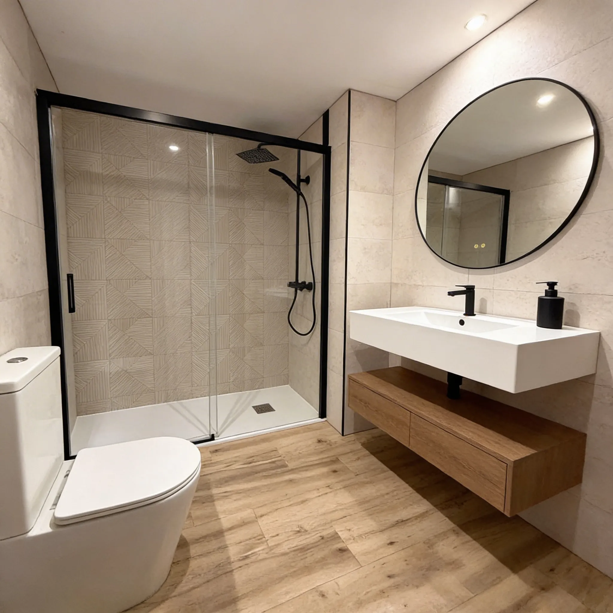 Baño reformado por Reformas Habitus