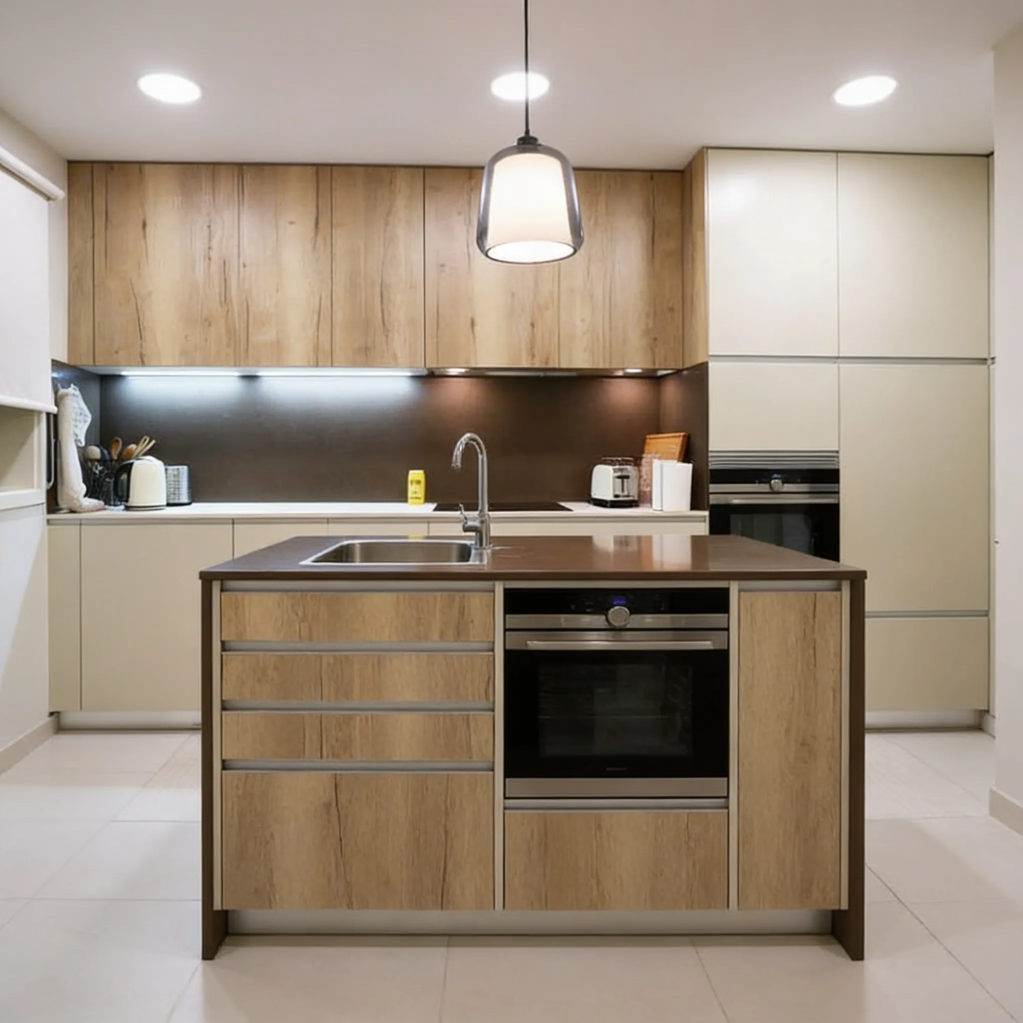 Reforma profesional de cocina con muebles a medida en Majadahonda