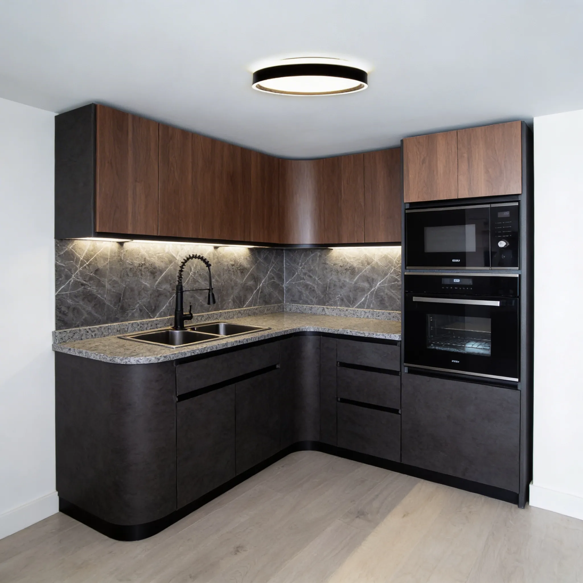 Cocina reformada en vivienda unifamiliar por Reformas Habitus